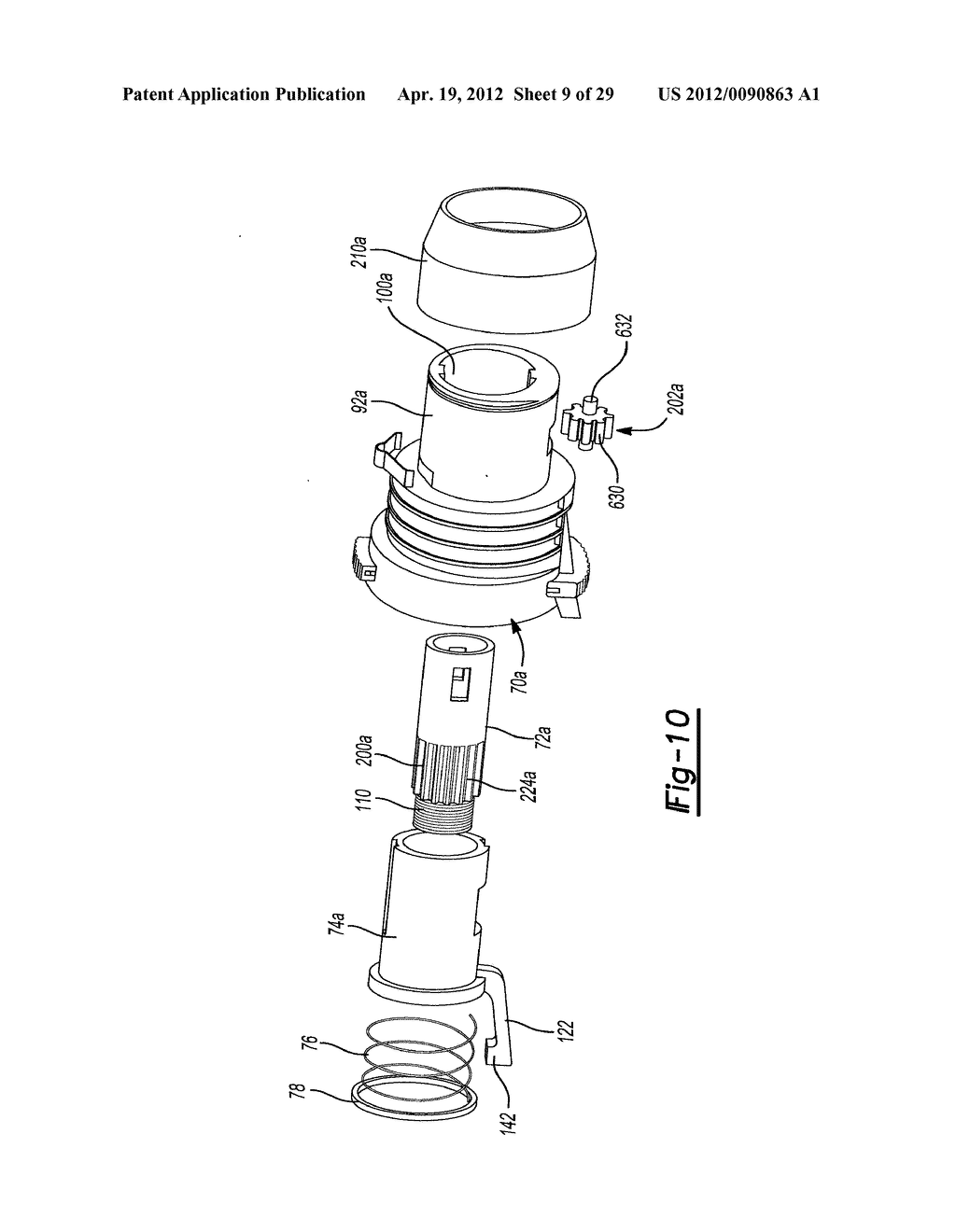 SCREWDRIVING TOOL HAVING A DRIVING TOOL WITH A REMOVABLE CONTACT TRIP     ASSEMBLY - diagram, schematic, and image 10