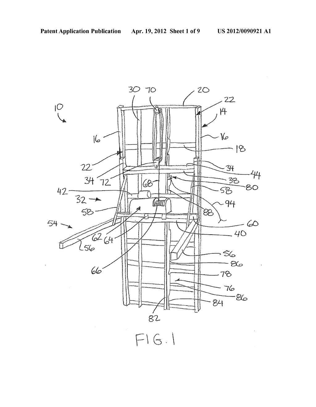 Lifting Device for Storing a Personal Vehicle on a Vehicle Dolly Thereon - diagram, schematic, and image 02