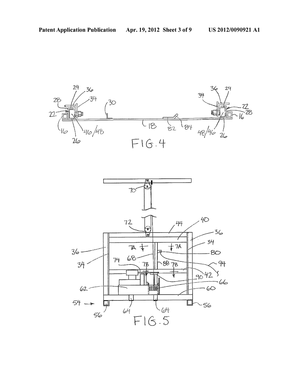 Lifting Device for Storing a Personal Vehicle on a Vehicle Dolly Thereon - diagram, schematic, and image 04
