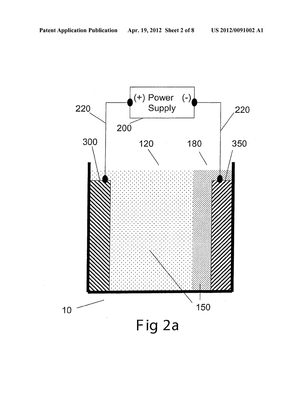 ELECTROLYTIC SYSTEM AND METHOD FOR CONCENTRATING AN AQUEOUS PARTICULATE     SUSPENSON - diagram, schematic, and image 03