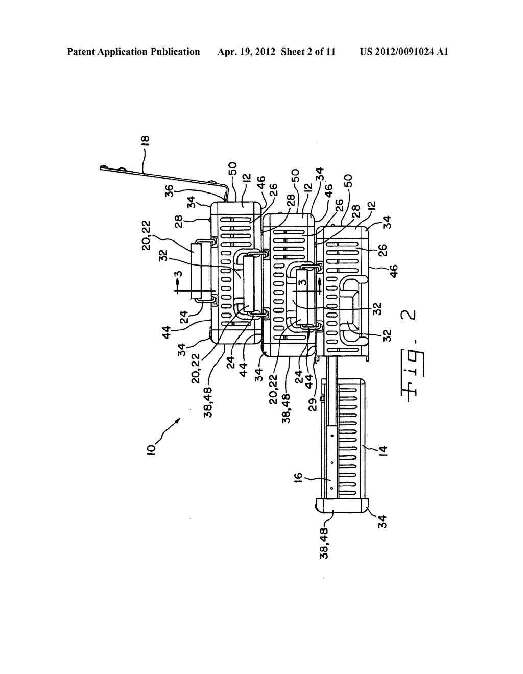 ORTHOPAEDIC INSTRUMENT STERILIZATION CASE - diagram, schematic, and image 03