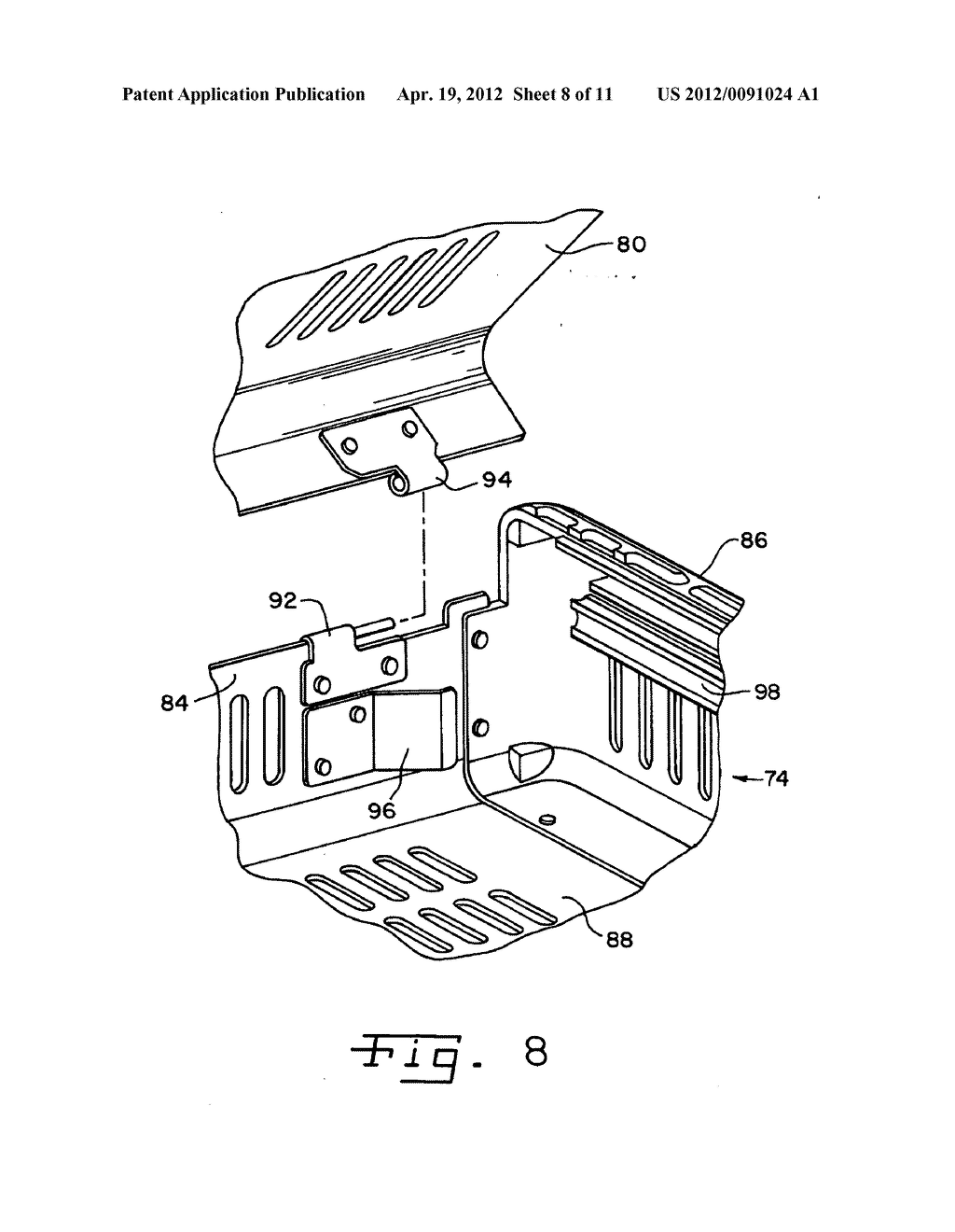 ORTHOPAEDIC INSTRUMENT STERILIZATION CASE - diagram, schematic, and image 09