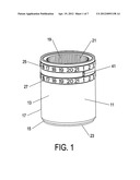 PORTABLE BEVERAGE CONTAINER INCORPORATING GAME SCORING DEVICE diagram and image