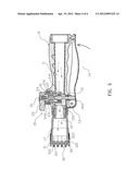 EASY-CLEAN SPRAY HEAD FOR A GARDEN HOSE diagram and image