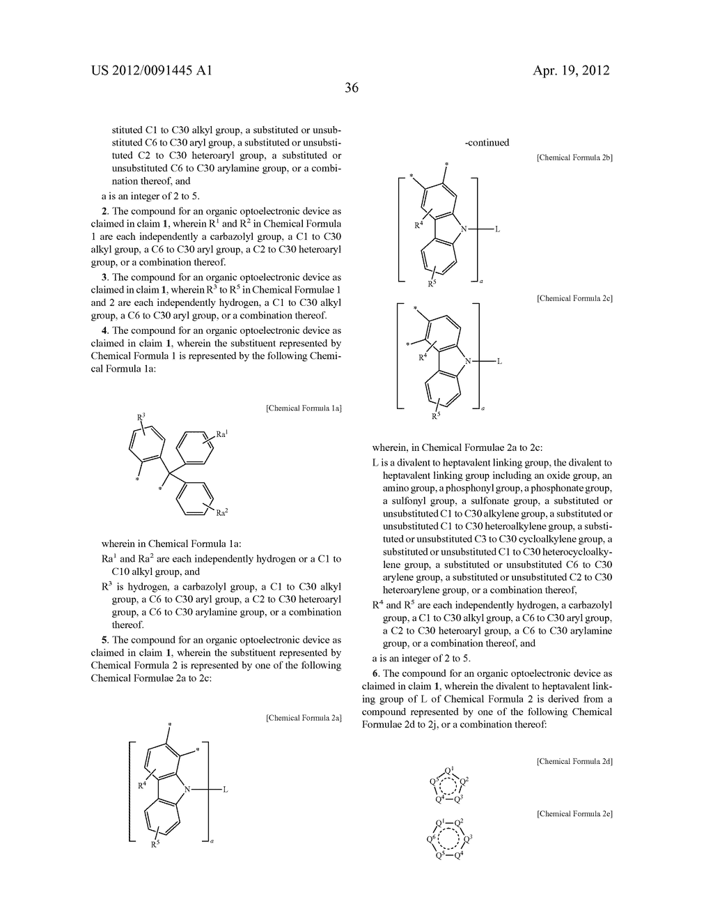 COMPOUND FOR ORGANIC OPTOELECTRONIC DEVICE, ORGANIC LIGHT EMITTING DIODE     INCLUDING THE SAME, AND DISPLAY DEVICE INCLUDING THE ORGANIC LIGHT     EMITTING DIODE - diagram, schematic, and image 46