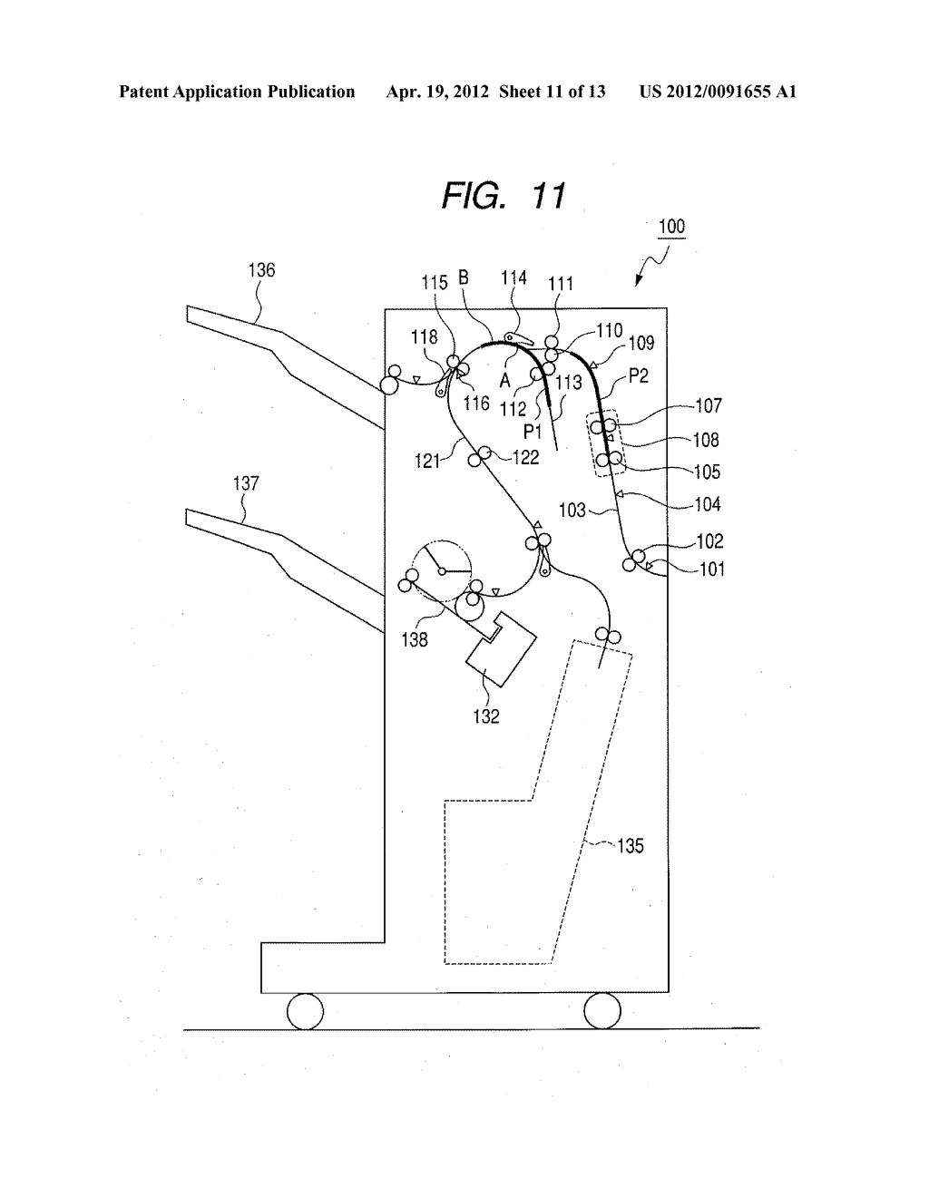 SHEET CONVEYING APPARATUS - diagram, schematic, and image 12