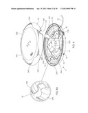 ELECTRICAL POWER SUPPLYING DEVICE HAVING A CENTRAL POWER-HUB ASSEMBLY     SUPPLYING ELECTRICAL POWER TO POWER PLUGS, ADAPTORS AND MODULES WHILE     CONCEALED FROM VIEW AND MANAGING EXCESS POWER CORD DURING POWER SUPPLYING     OPERATIONS diagram and image