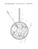 ELECTRICAL POWER SUPPLYING DEVICE HAVING A CENTRAL POWER-HUB ASSEMBLY     SUPPLYING ELECTRICAL POWER TO POWER PLUGS, ADAPTORS AND MODULES WHILE     CONCEALED FROM VIEW AND MANAGING EXCESS POWER CORD DURING POWER SUPPLYING     OPERATIONS diagram and image