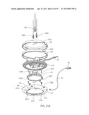 ELECTRICAL POWER SUPPLYING DEVICE HAVING A CENTRAL POWER-HUB ASSEMBLY     SUPPLYING ELECTRICAL POWER TO POWER PLUGS, ADAPTORS AND MODULES WHILE     CONCEALED FROM VIEW AND MANAGING EXCESS POWER CORD DURING POWER SUPPLYING     OPERATIONS diagram and image