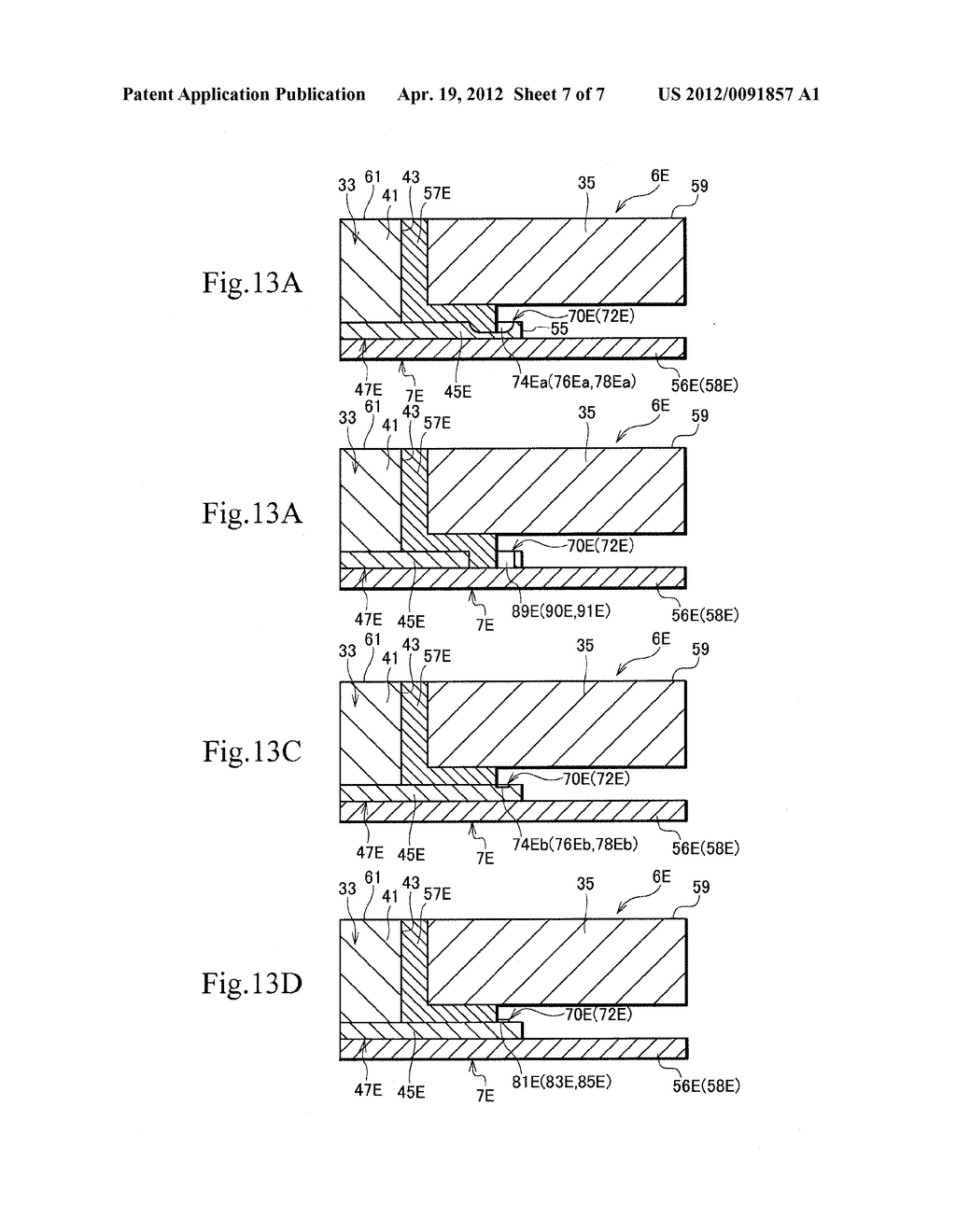 PIEZOELECTRIC ELEMENT FITTING STRUCTURE AND HEAD SUSPENSION - diagram, schematic, and image 08