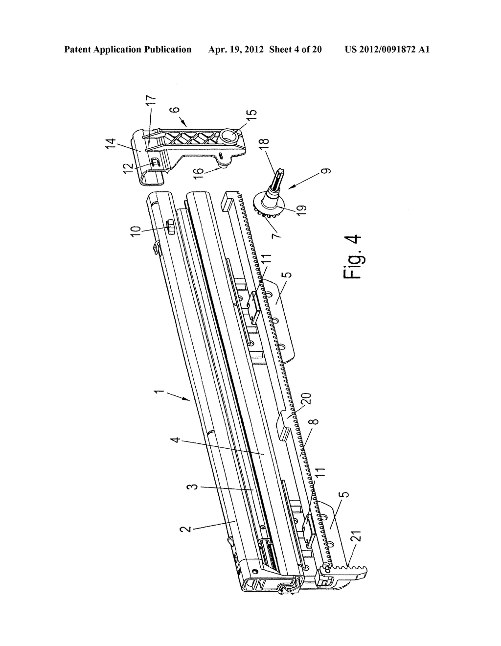 SYNCHRONOUS GUIDE OF A PUSH MEMBER AND PIECE OF FURNITURE - diagram, schematic, and image 05