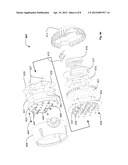 LED LIGHT FIXTURE WITH BACKGROUND LIGHTING diagram and image