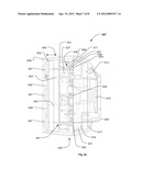 LED LIGHT FIXTURE WITH BACKGROUND LIGHTING diagram and image