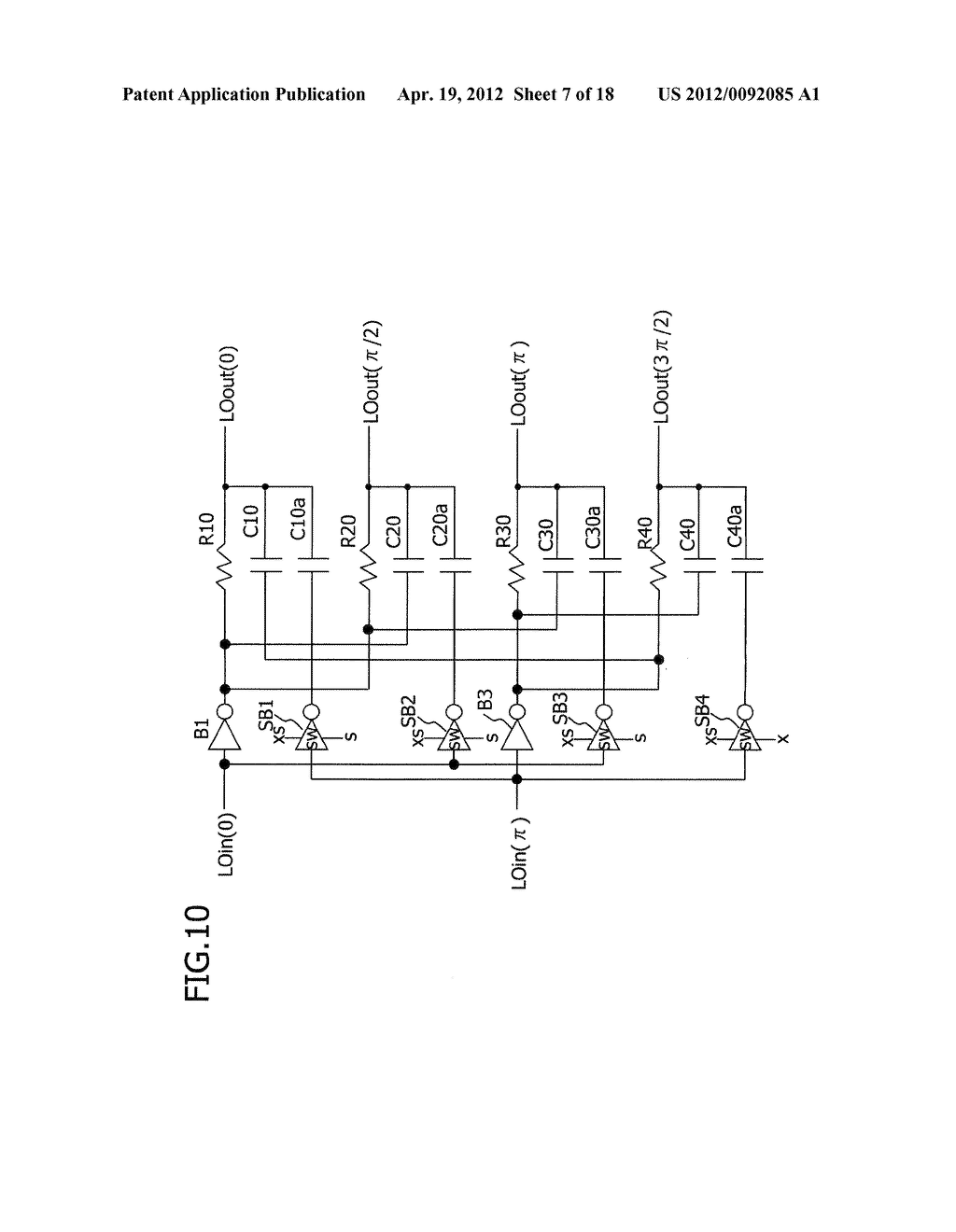 POLY-PHASE FILTER, AND A SINGLE-SIDE BAND MIXER INCLUDING THE SAME - diagram, schematic, and image 08