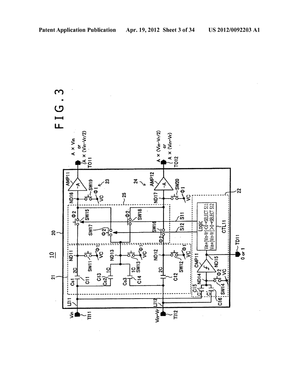 Analog to digital converter and signal processing system - diagram, schematic, and image 04