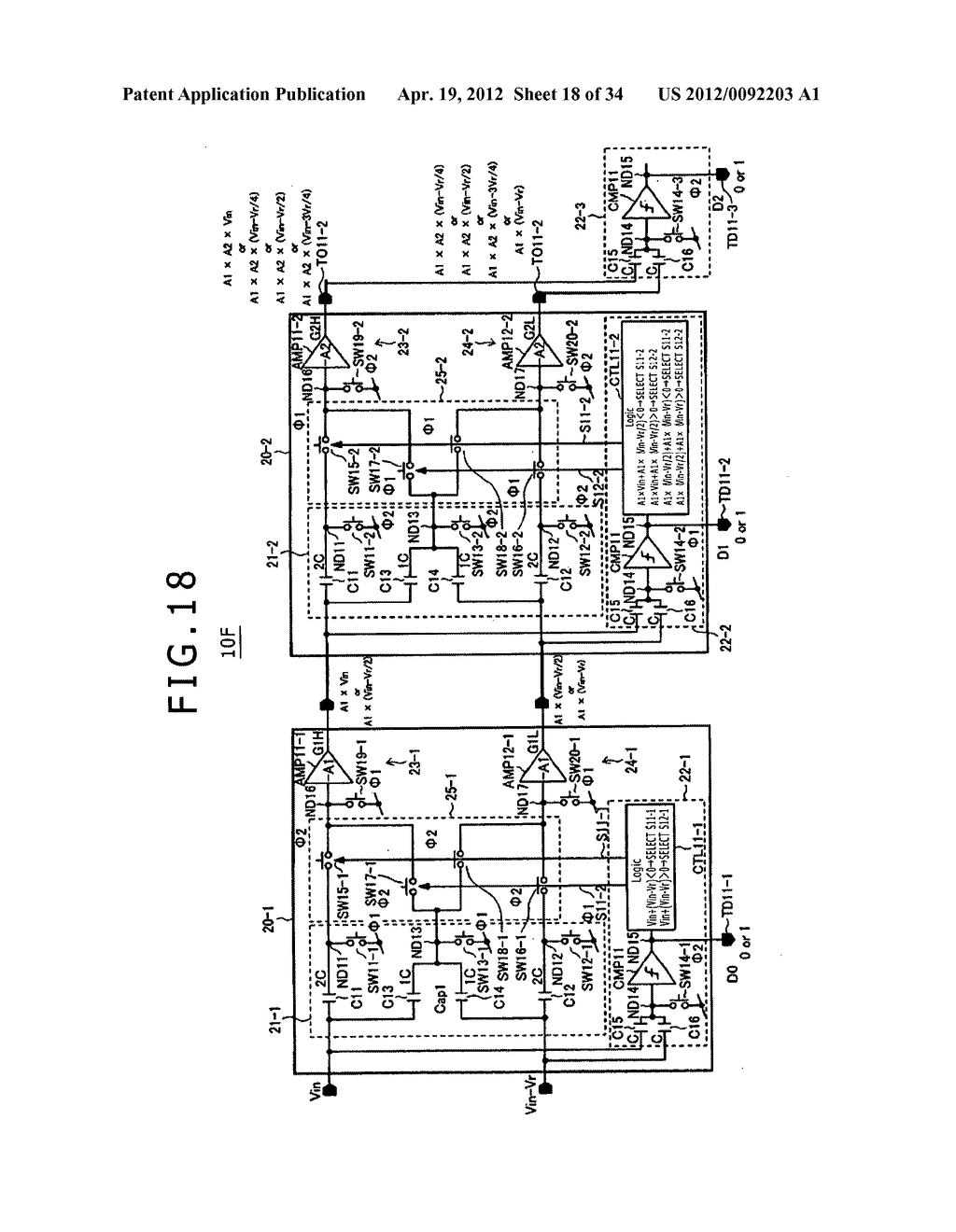 Analog to digital converter and signal processing system - diagram, schematic, and image 19