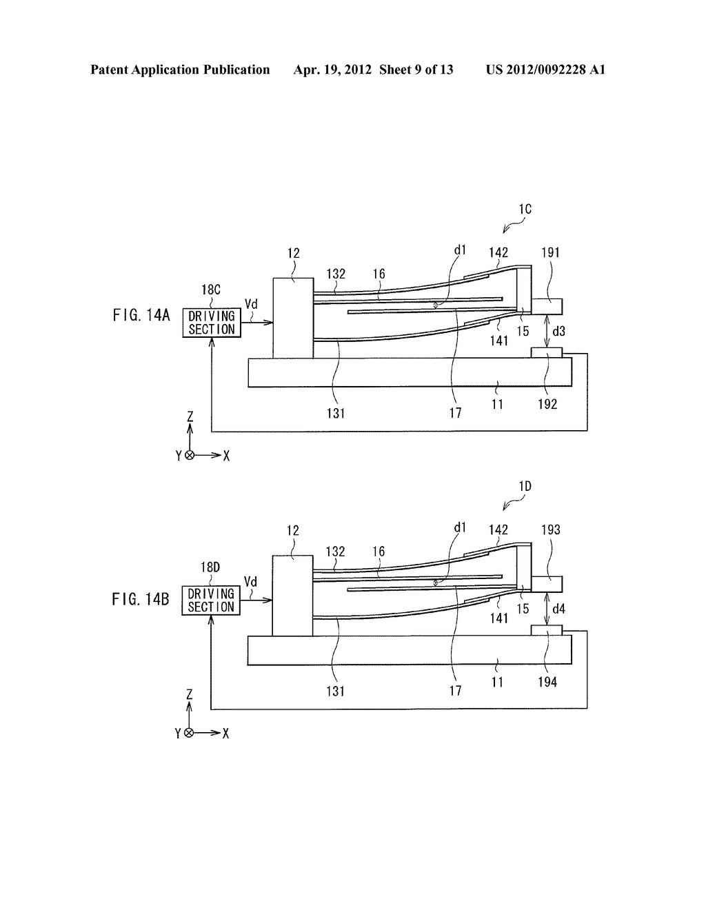 VARIABLE CAPACITANCE DEVICE, ANTENNA MODULE, AND COMMUNICATION APPARATUS - diagram, schematic, and image 10