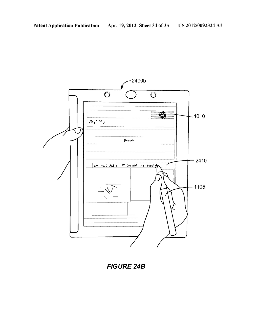 TOUCH, HANDWRITING AND FINGERPRINT SENSOR WITH ELASTOMERIC SPACER LAYER - diagram, schematic, and image 35