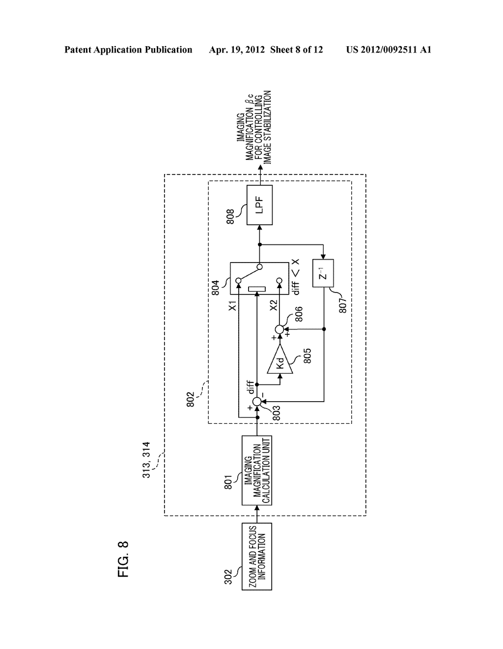 OPTICAL APPARATUS, IMAGE CAPTURING APPARATUS, AND METHOD FOR CONTROLLING     OPTICAL APPARATUS - diagram, schematic, and image 09
