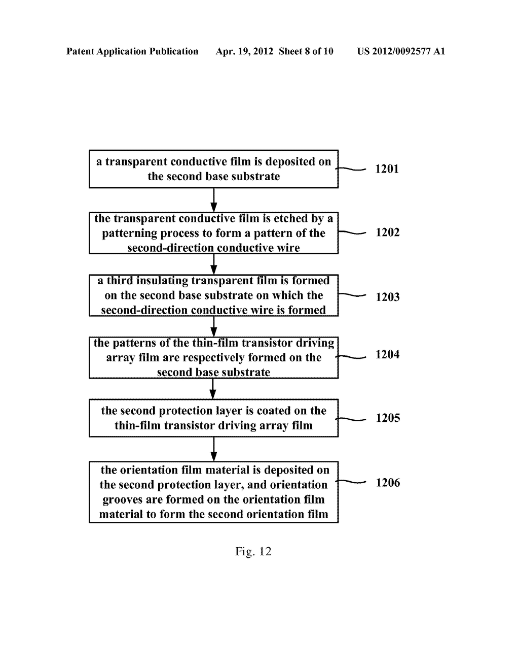 ELECTROMAGNETIC INDUCTION TYPE LC PANEL AND METHOD FOR MANUFACTURING THE     SAME AND LCD DEVICE - diagram, schematic, and image 09