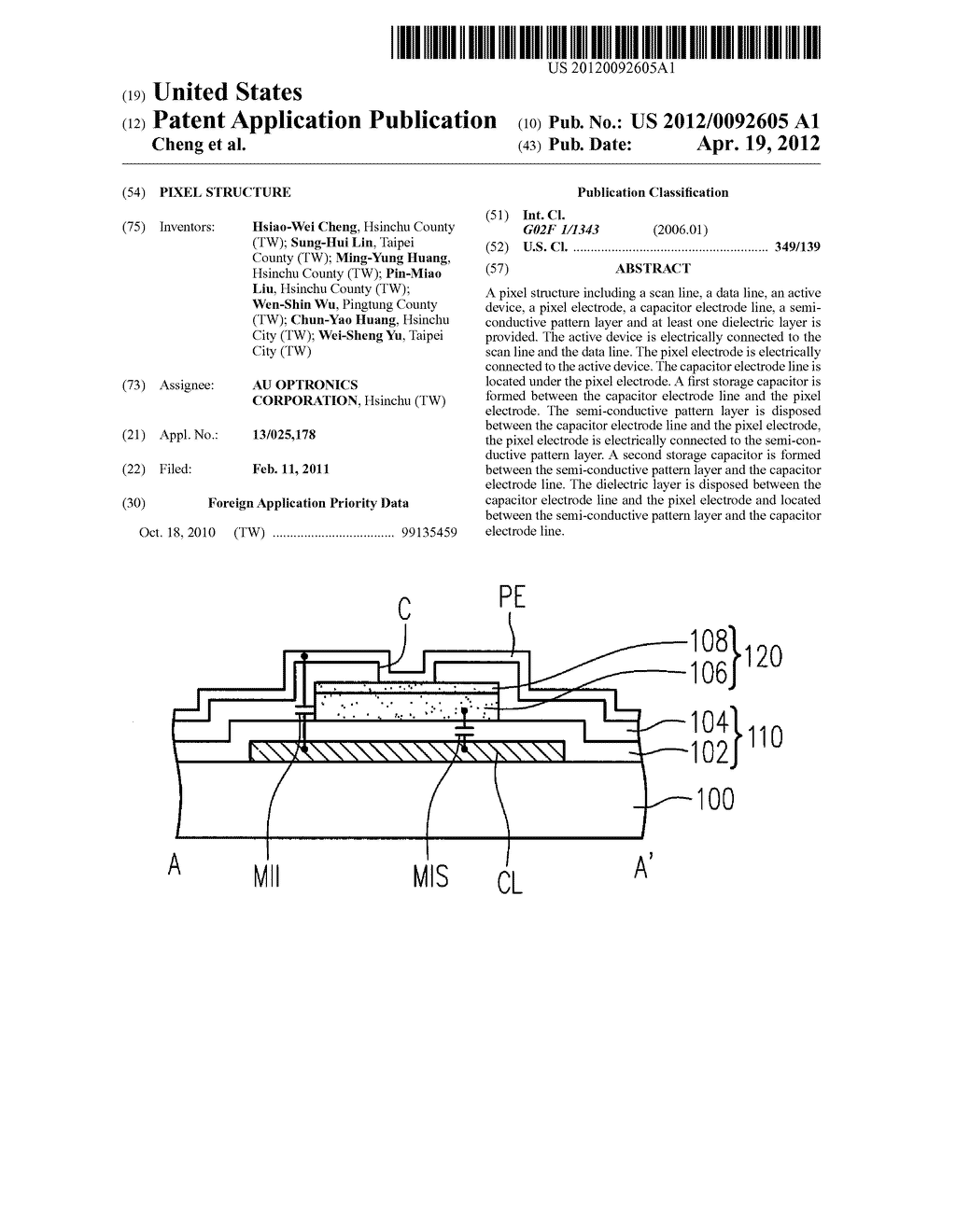 PIXEL STRUCTURE - diagram, schematic, and image 01