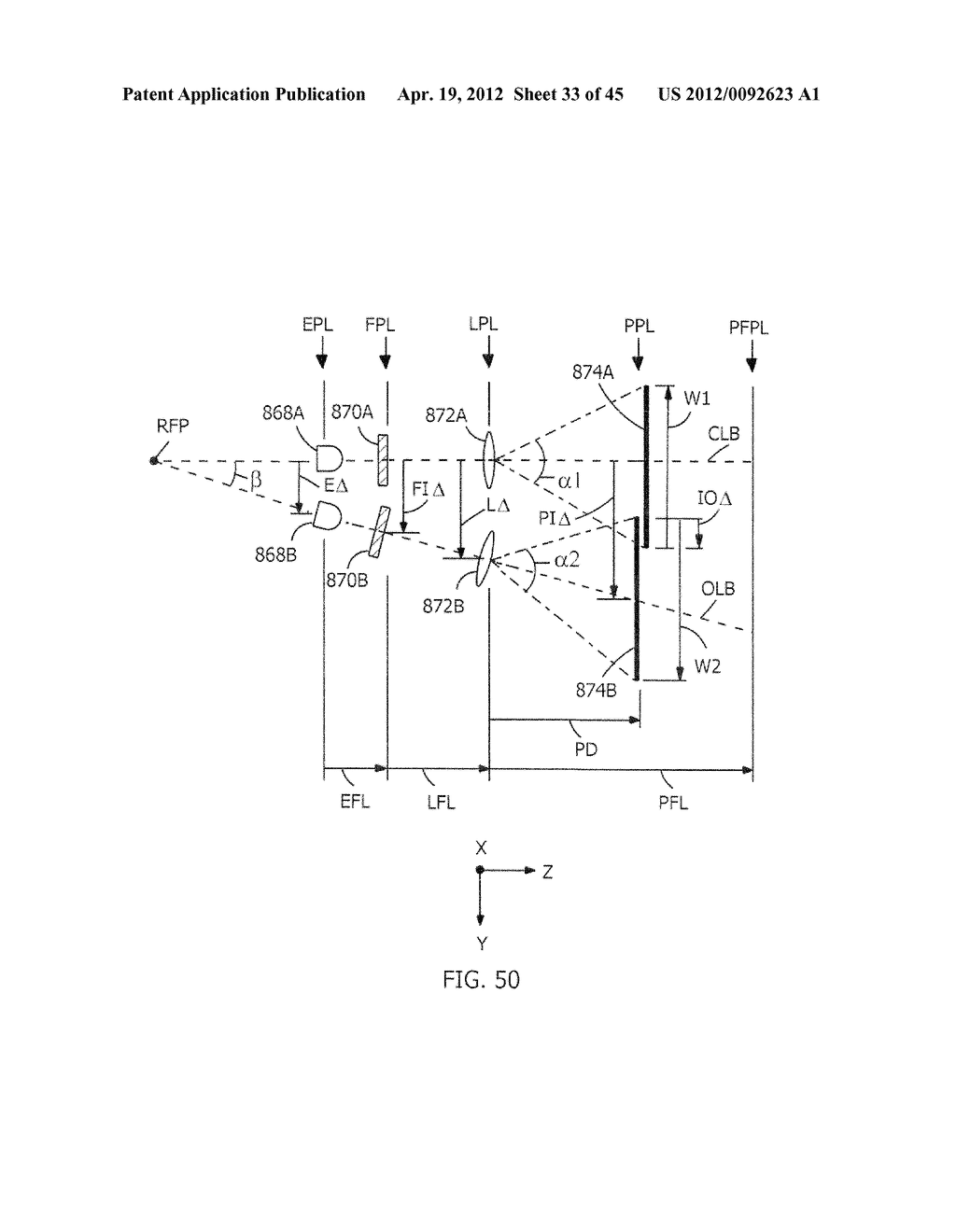 LIGHT ARRAY PROJECTION AND SENSING SYSTEM - diagram, schematic, and image 34