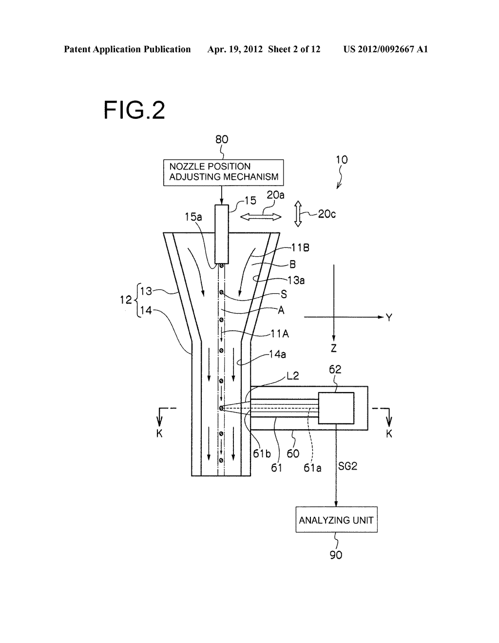 OPTICAL INFORMATION ANALYZING DEVICE AND OPTICAL INFORMATION ANALYZING     METHOD - diagram, schematic, and image 03