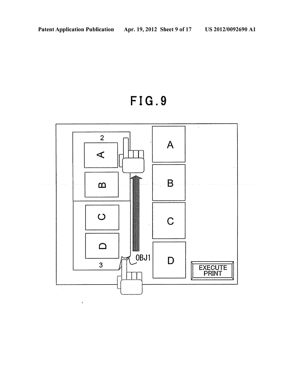 PRINT SETTING APPARATUS, IMAGE FORMING APPARATUS, PRINT PREVIEW DISPLAY     METHOD - diagram, schematic, and image 10