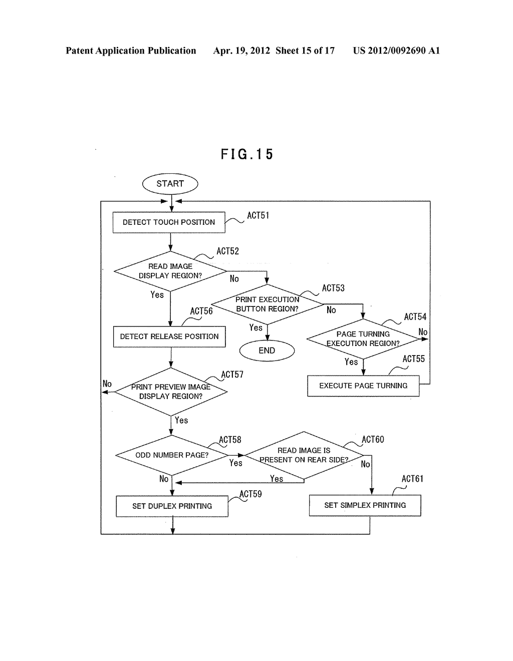 PRINT SETTING APPARATUS, IMAGE FORMING APPARATUS, PRINT PREVIEW DISPLAY     METHOD - diagram, schematic, and image 16