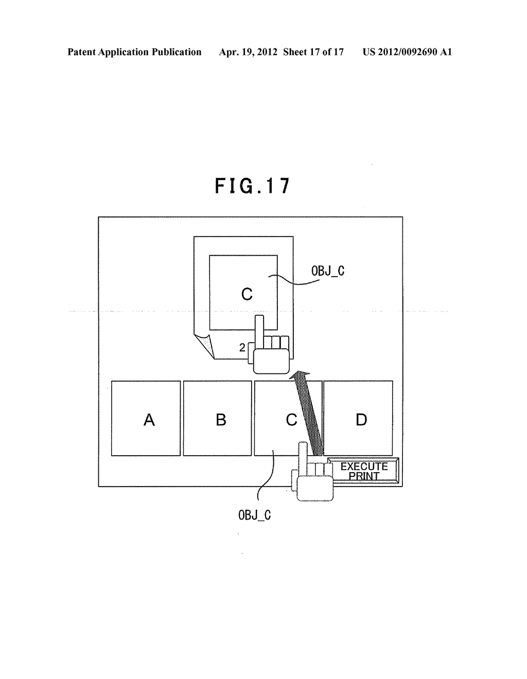 PRINT SETTING APPARATUS, IMAGE FORMING APPARATUS, PRINT PREVIEW DISPLAY     METHOD - diagram, schematic, and image 18