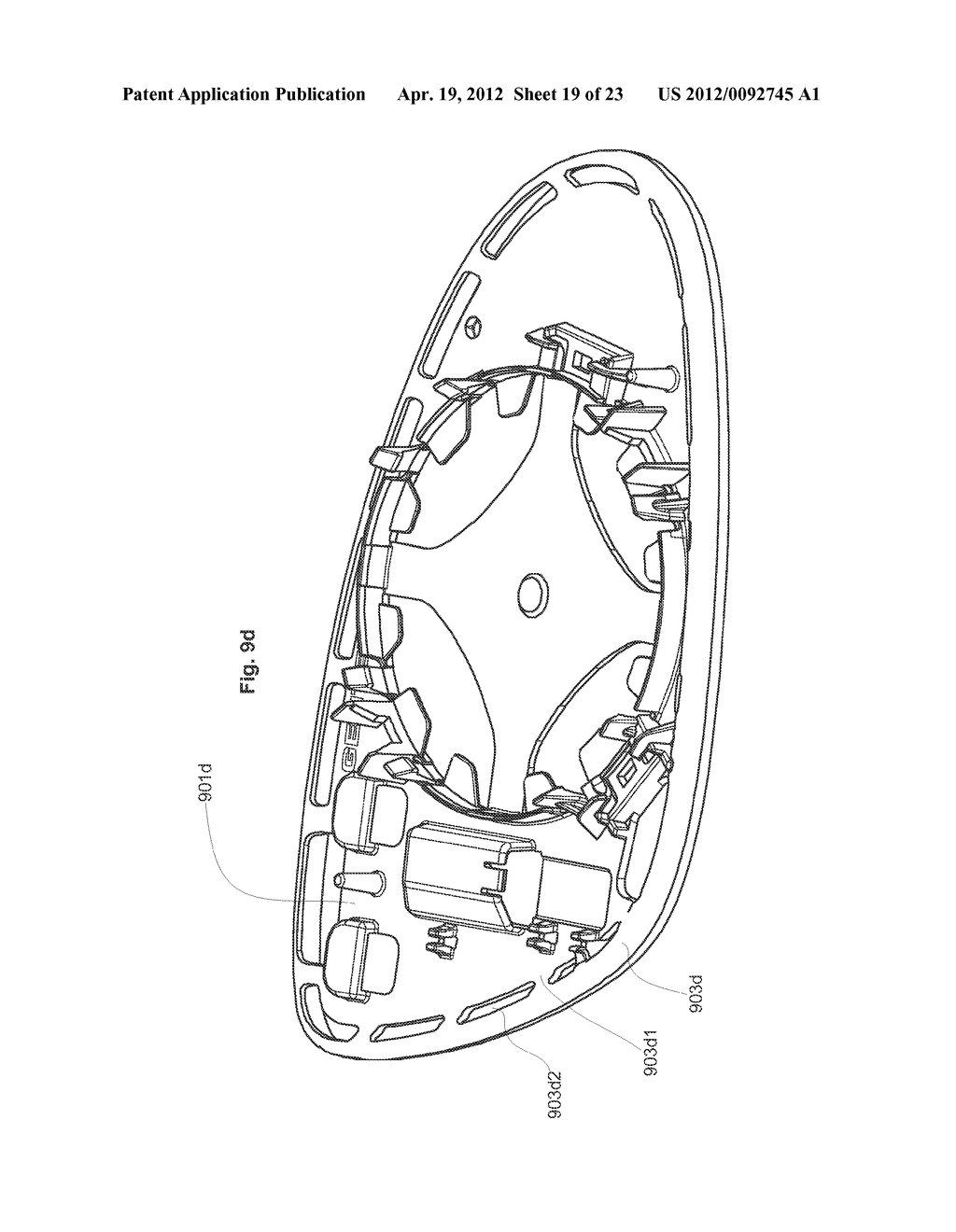 VEHICULAR REARVIEW MIRROR ELEMENTS AND ASSEMBLIES INCORPORATING THESE     ELEMENTS - diagram, schematic, and image 20