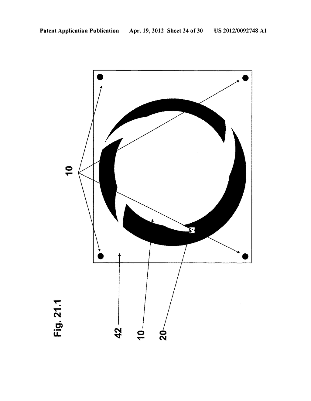 RADIATION EMITTING ELEMENT AND A METHOD OF PROVIDING IT - diagram, schematic, and image 25