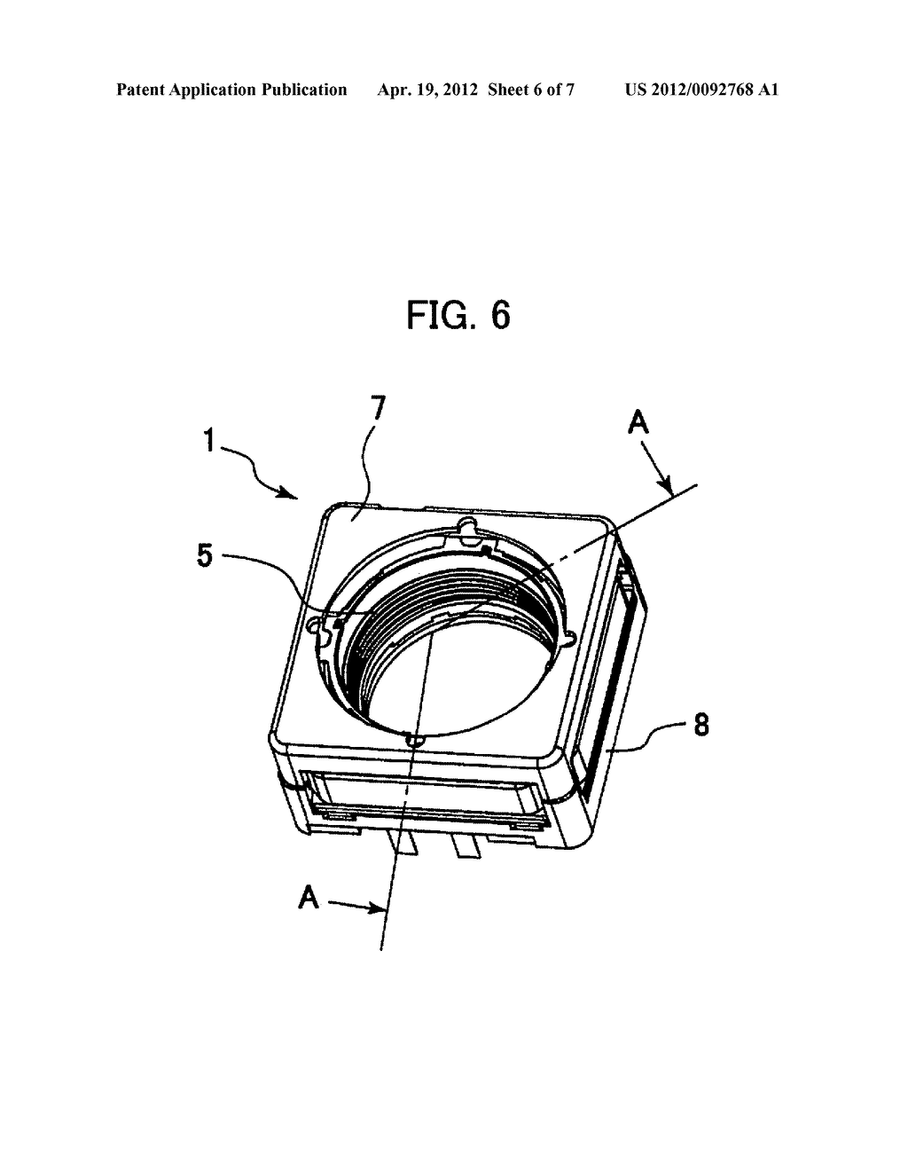 LENS DRIVING DEVICE, AUTOFOCUS CAMERA, AND CAMERA-EQUIPPED MOBILE TERMINAL - diagram, schematic, and image 07