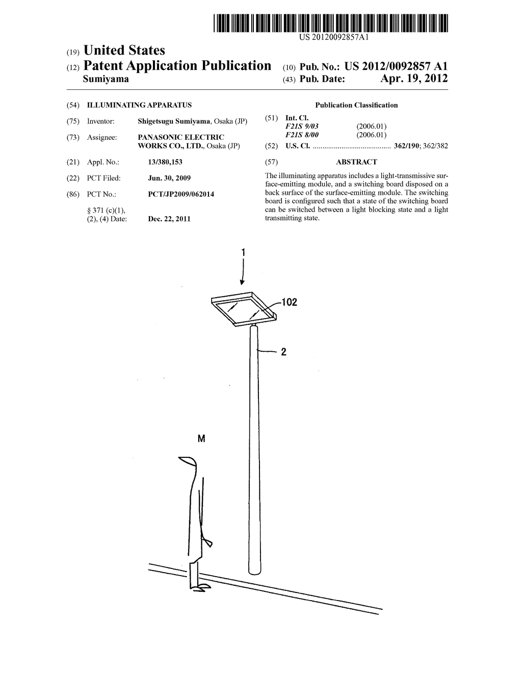 ILLUMINATING APPARATUS - diagram, schematic, and image 01