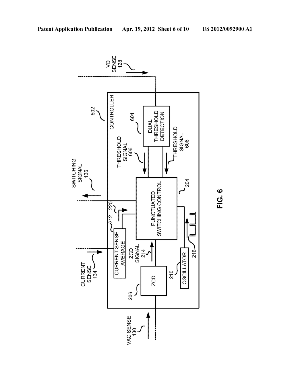 CONTROLLER WITH PUNCTUATED SWITCHING CONTROL CIRCUIT - diagram, schematic, and image 07