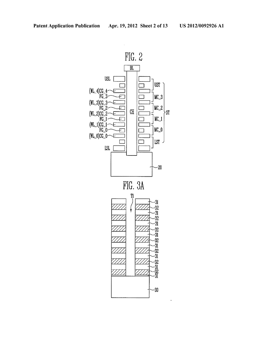 THREE DIMENSIONAL NON-VOLATILE MEMORY DEVICE AND METHOD OF MANUFACTURING     THE SAME - diagram, schematic, and image 03