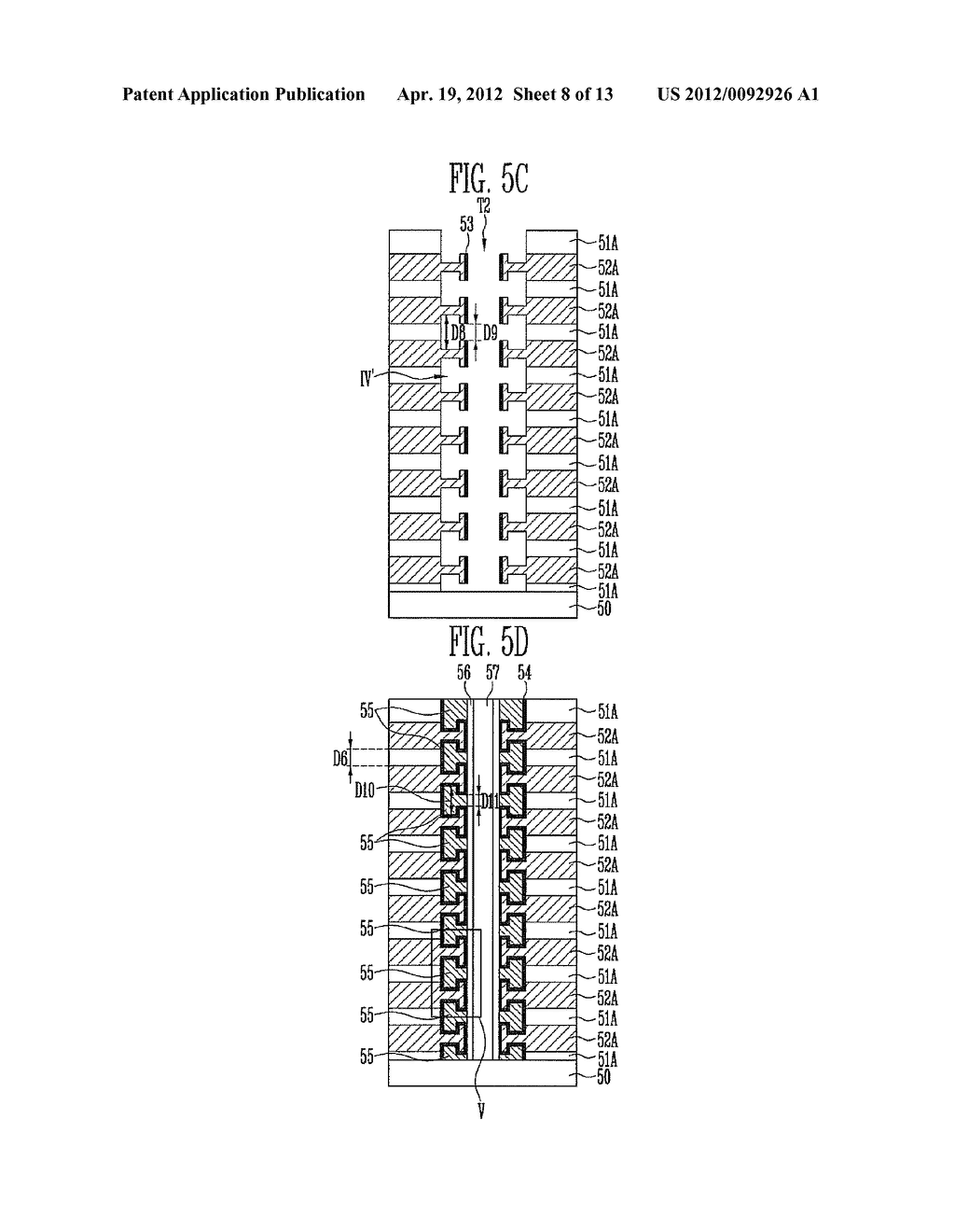 THREE DIMENSIONAL NON-VOLATILE MEMORY DEVICE AND METHOD OF MANUFACTURING     THE SAME - diagram, schematic, and image 09