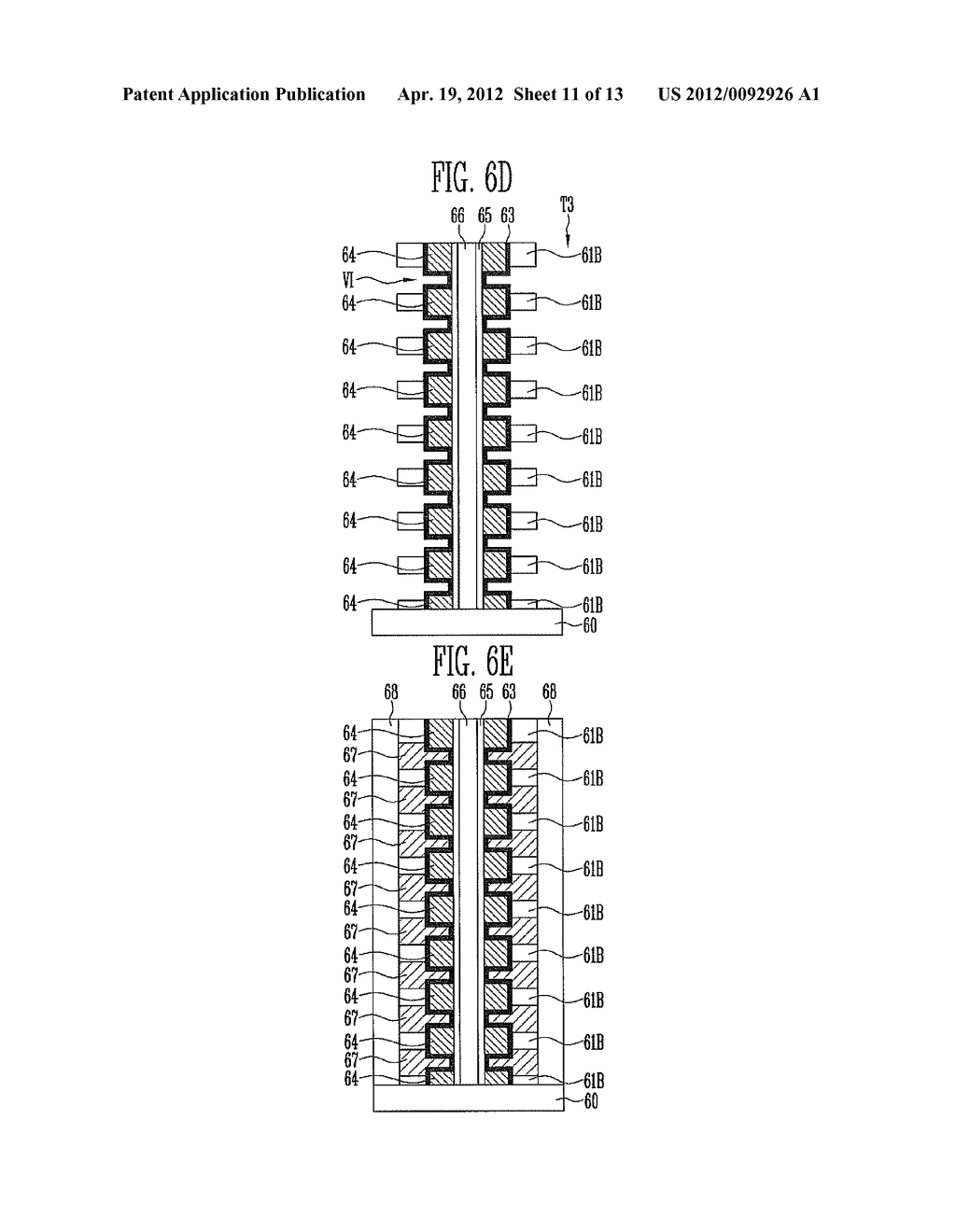 THREE DIMENSIONAL NON-VOLATILE MEMORY DEVICE AND METHOD OF MANUFACTURING     THE SAME - diagram, schematic, and image 12