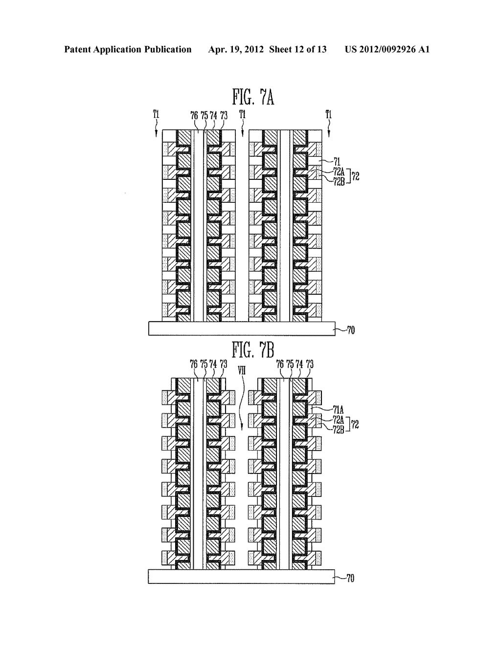 THREE DIMENSIONAL NON-VOLATILE MEMORY DEVICE AND METHOD OF MANUFACTURING     THE SAME - diagram, schematic, and image 13