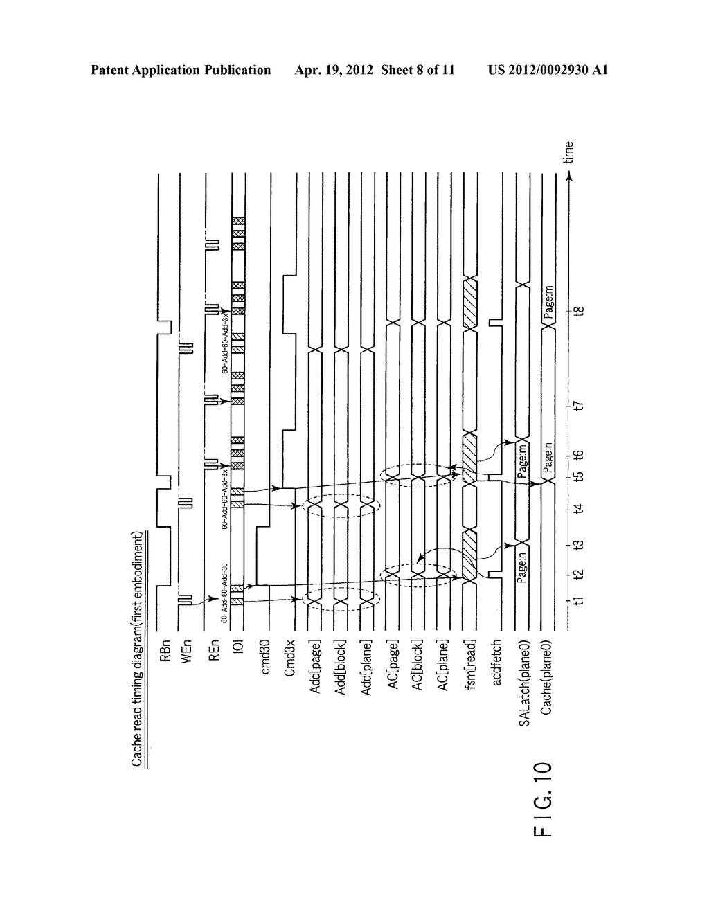 SEMICONDUCTOR STORAGE DEVICE AND METHOD OF READING DATA THEREFROM - diagram, schematic, and image 09