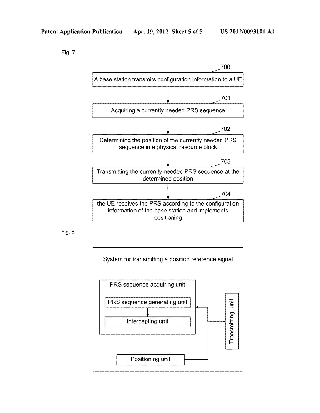 Method and system for transmitting position reference signal - diagram, schematic, and image 06