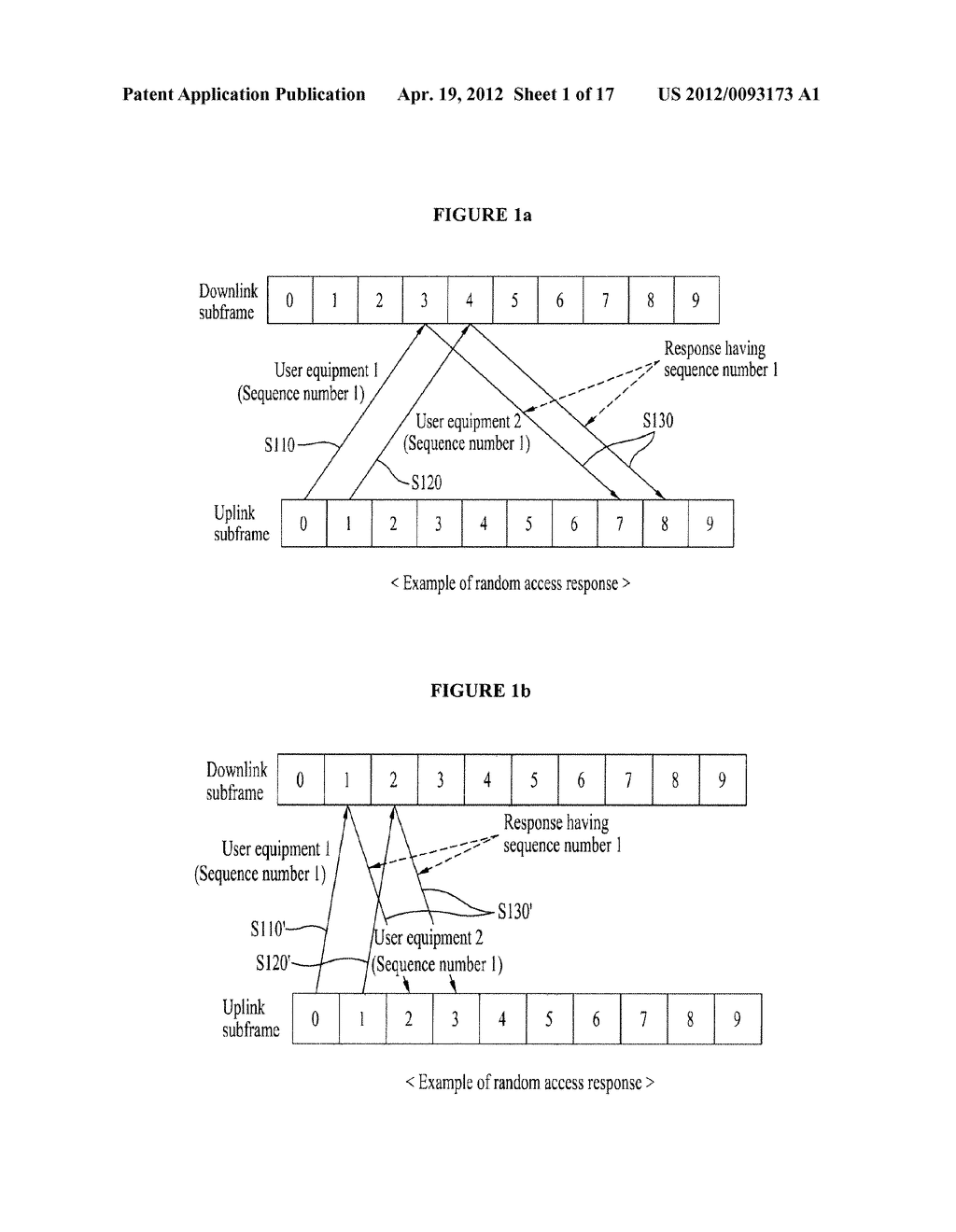 METHOD FOR TRANSMITTING AND RECEIVING RANDOM ACCESS REQUEST AND     TRANSMITTING AND RECEIVING RANDOM ACCESS RESPONSE - diagram, schematic, and image 02