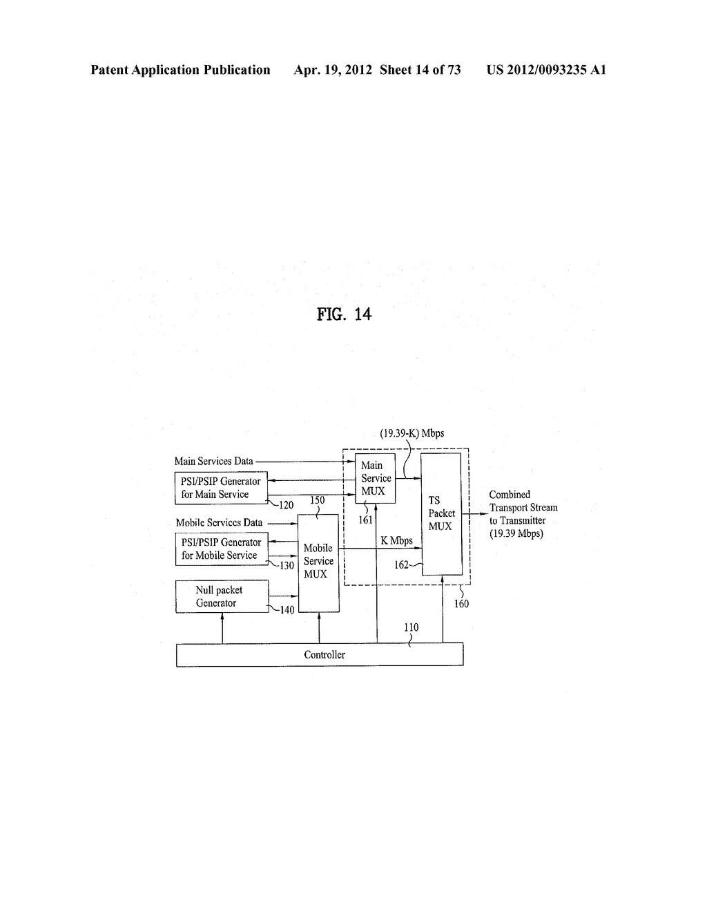 DIGITAL BROADCASTING SYSTEM AND DATA PROCESSING METHOD - diagram, schematic, and image 15