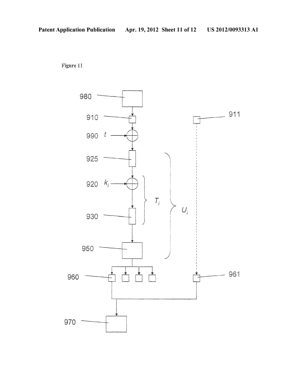 WHITE-BOX CRYPTOGRAPHIC SYSTEM WITH CONFIGURABLE KEY USING INTERMEDIATE     DATA MODIFICATION - diagram, schematic, and image 12