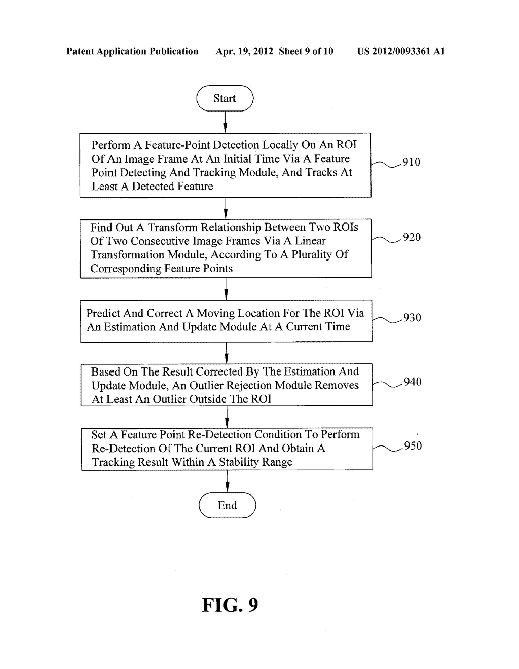 TRACKING SYSTEM AND METHOD FOR REGIONS OF INTEREST AND COMPUTER PROGRAM     PRODUCT THEREOF - diagram, schematic, and image 10