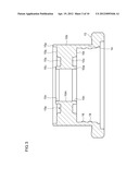 ROTATING APPARATUS CAPABLE OF IMPROVING THE ROTATION RELIABILITY EVEN     AFTER HAVING BEEN DOWNSIZED, AND METHOD FOR MANUFACTURING THE ROTATING     APPARATUS diagram and image