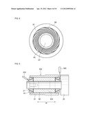 ROTATING APPARATUS CAPABLE OF IMPROVING THE ROTATION RELIABILITY EVEN     AFTER HAVING BEEN DOWNSIZED, AND METHOD FOR MANUFACTURING THE ROTATING     APPARATUS diagram and image