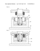 ROTATING APPARATUS CAPABLE OF IMPROVING THE ROTATION RELIABILITY EVEN     AFTER HAVING BEEN DOWNSIZED, AND METHOD FOR MANUFACTURING THE ROTATING     APPARATUS diagram and image