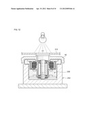 ROTATING APPARATUS CAPABLE OF IMPROVING THE ROTATION RELIABILITY EVEN     AFTER HAVING BEEN DOWNSIZED, AND METHOD FOR MANUFACTURING THE ROTATING     APPARATUS diagram and image