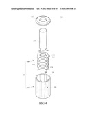 BELLOWS BEARING, AND BEARING ASSEMBLY STRUCTURE AND MINI ROTATING DEVICE     USING THE SAME diagram and image